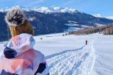blick runter die rodelbahn in plawenn vinschgau