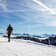 wandern dolomiten panorama person winter