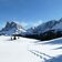 peitlerkofel und schnee landschaft bei enzianhuette