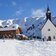 winter bei schutzhaus zallinger skipiste seiseralm