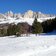 winter wiesen bei moseralm dahinter rosengarten