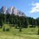 wiesen unter dem wuerzjoch blick auf peitlerkofel