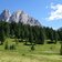 wiesen unter dem wuerzjoch blick auf peitlerkofel