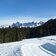 obereggen wanderweg winter blick auf rosengarten