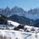 Villnoess St Magdalena Geisler Winter