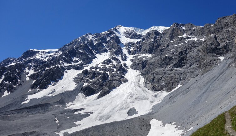 ortler gipfel mit marltferner gletscher