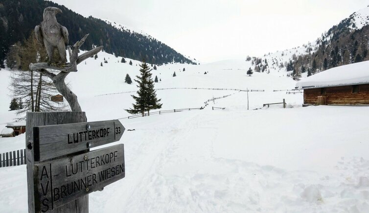 taistner alm taistner vorderalm wegweiser blick richtung durakopf