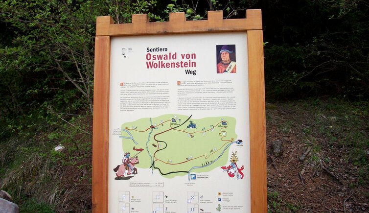 schild oswald von wolkenstein weg