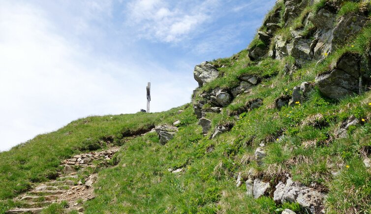 weg nr jaufenkamm urweg und passeirer hoehenweg aufstieg glaitner hochjoch