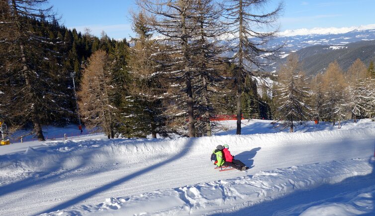 winterweg obereggen richtung oberholz neben rodelbahn