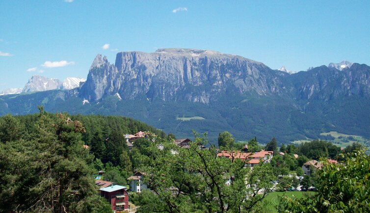 ritten klobenstein mit schlern