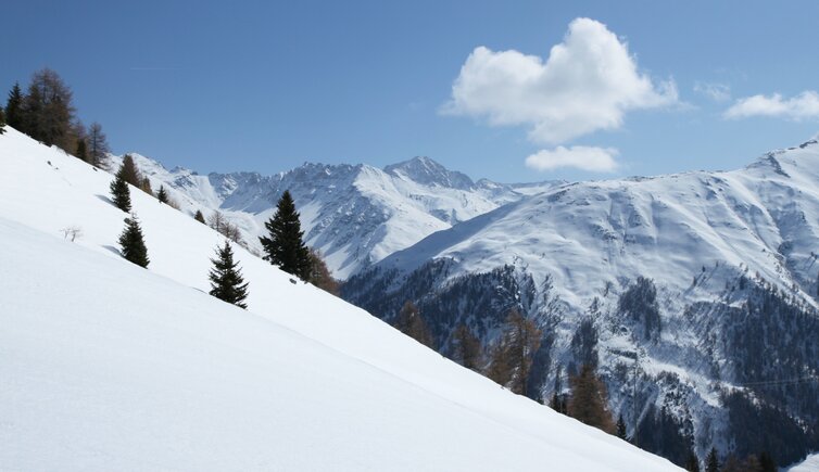 Skigebiet Trafoi Herz Wolke