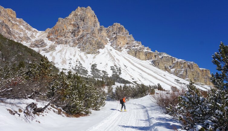 weg zur faneshuette rautal winter skitour