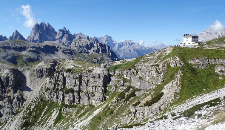 drei zinnen sexten auronzo huette suedwand