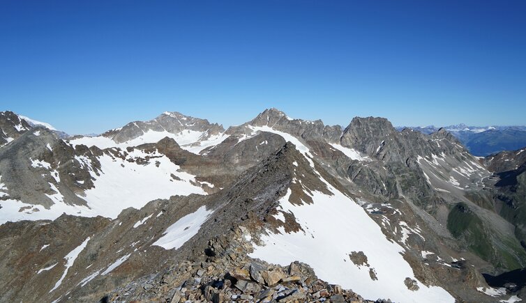 aussicht vom gipfel vertainspitze hoher angelus