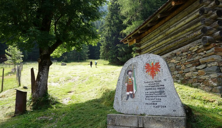 pfandler alm huette gefangennahme andreas hofer