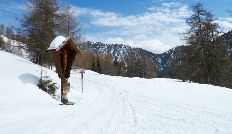 winter wanderweg reinswald pichlberg kreuz