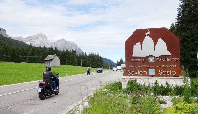 sexten kreuzbergpass passo monte croce di comelico landesgrenze motorrad