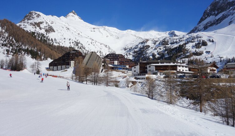 skigebiet schnals bei kurzras lazaun piste