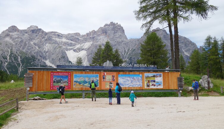 tafel bei rotwand bahn bergstation