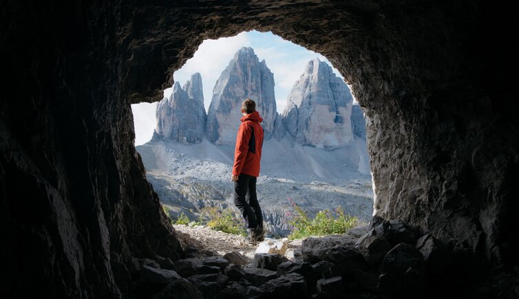 drei zinnen dolomiten menschen person