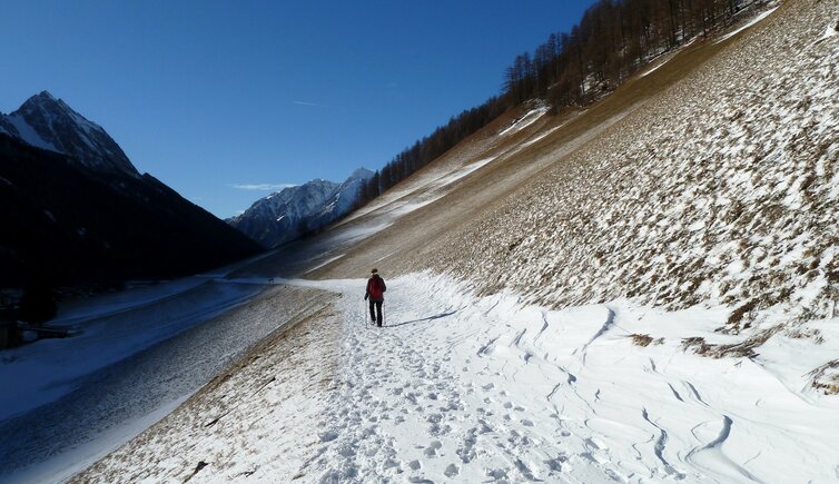 winter wanderweg pfitschertal