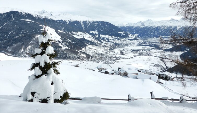 winter pramajur und mals glurns schluderns obervinschgau schnee