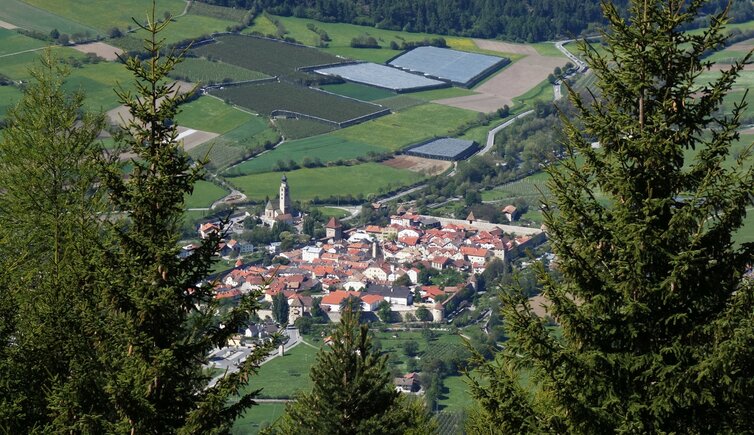 blick auf glurns und umgebung