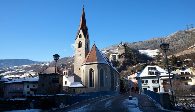 Klausen Stadt Winter Burg Branzoll