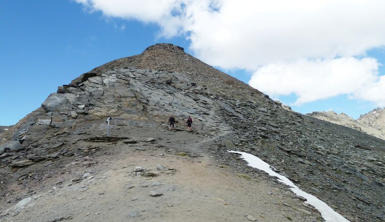 madritschjoch blick auf hintere schoentaufspitze