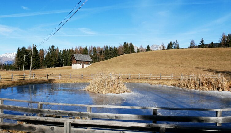 bruggn lacke bei voeran gefroren eis